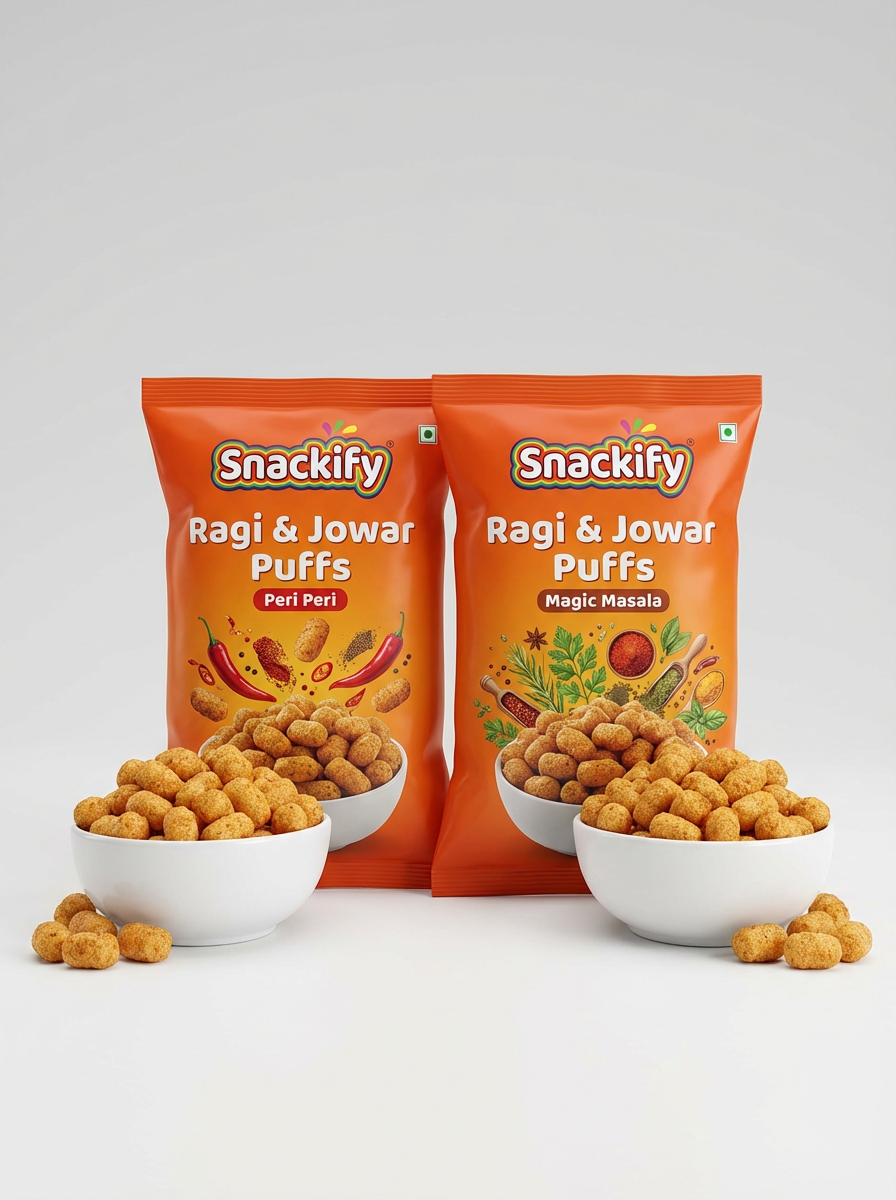 Ragi & Jowar Puffs